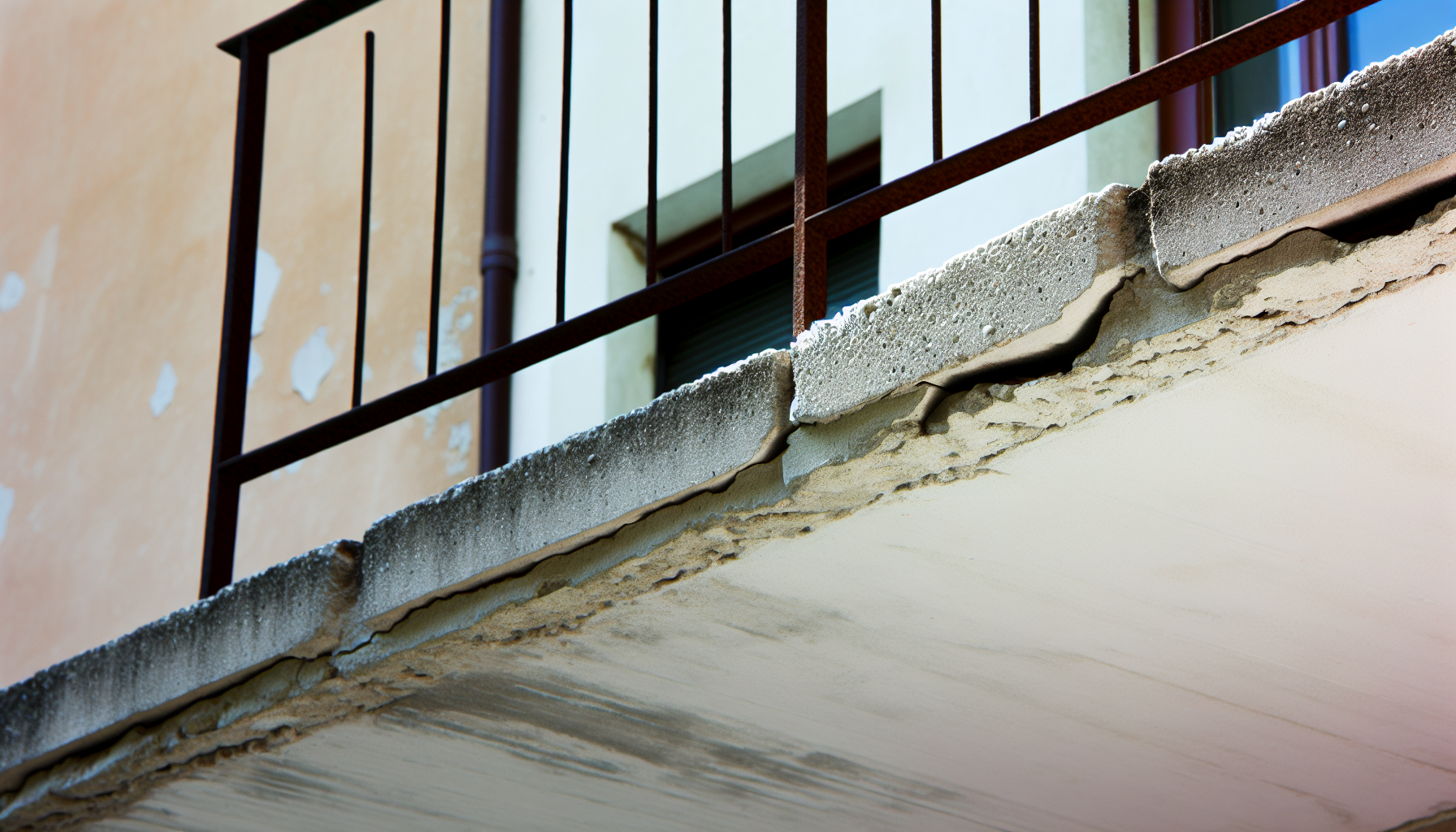 Pavimento e parapetto di balcone condominiale ammalorato - spese manutenzione balcone