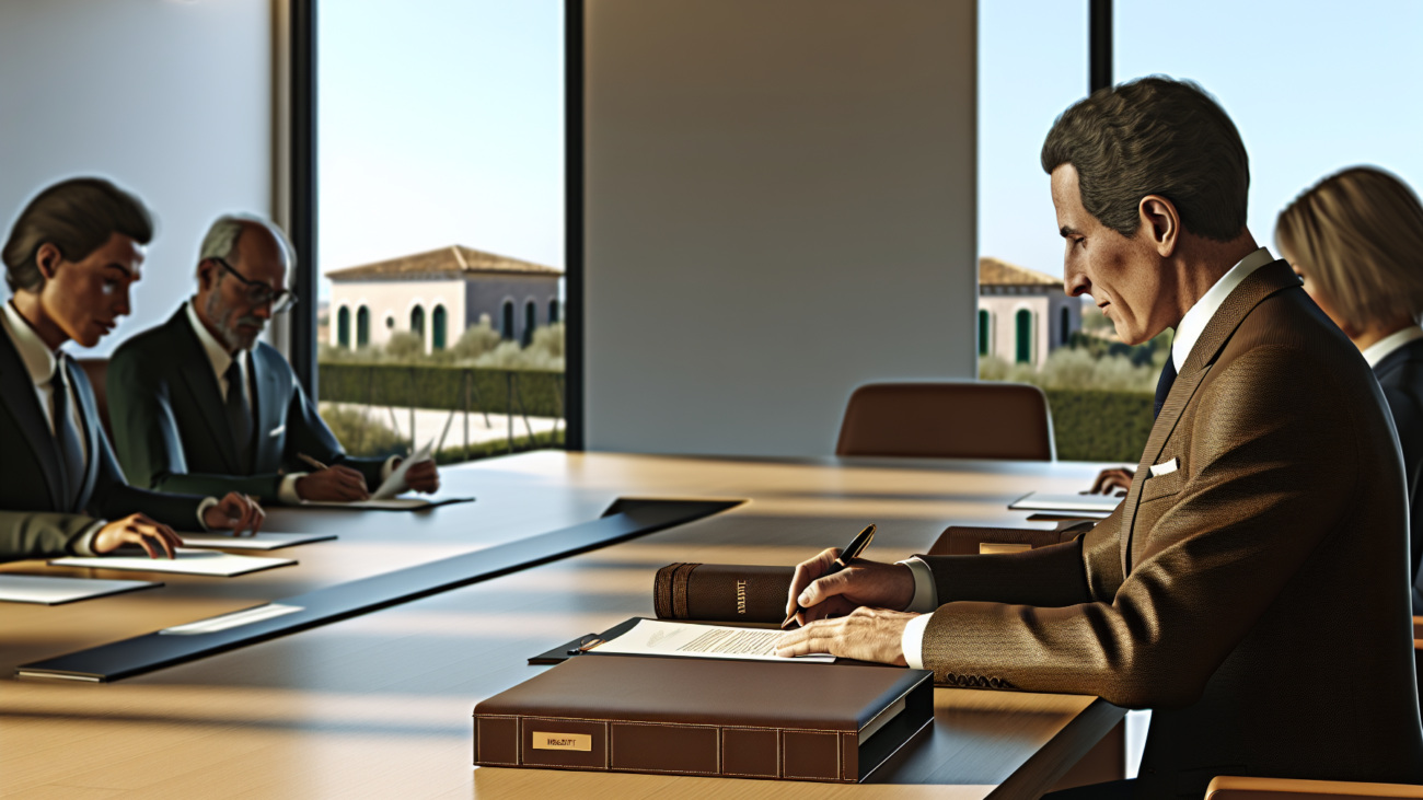 Amministratore condominiale che redige il verbale durante un'assemblea condominiale