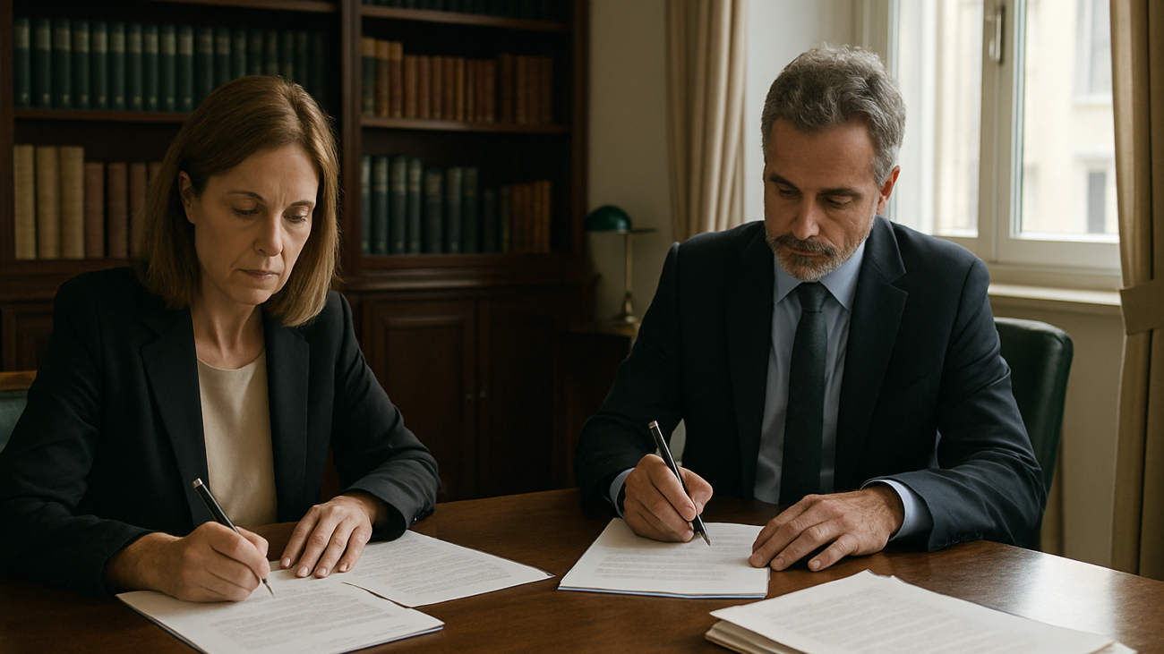 Firma contratto compravendita appartamento con spese condominiali straordinarie deliberate