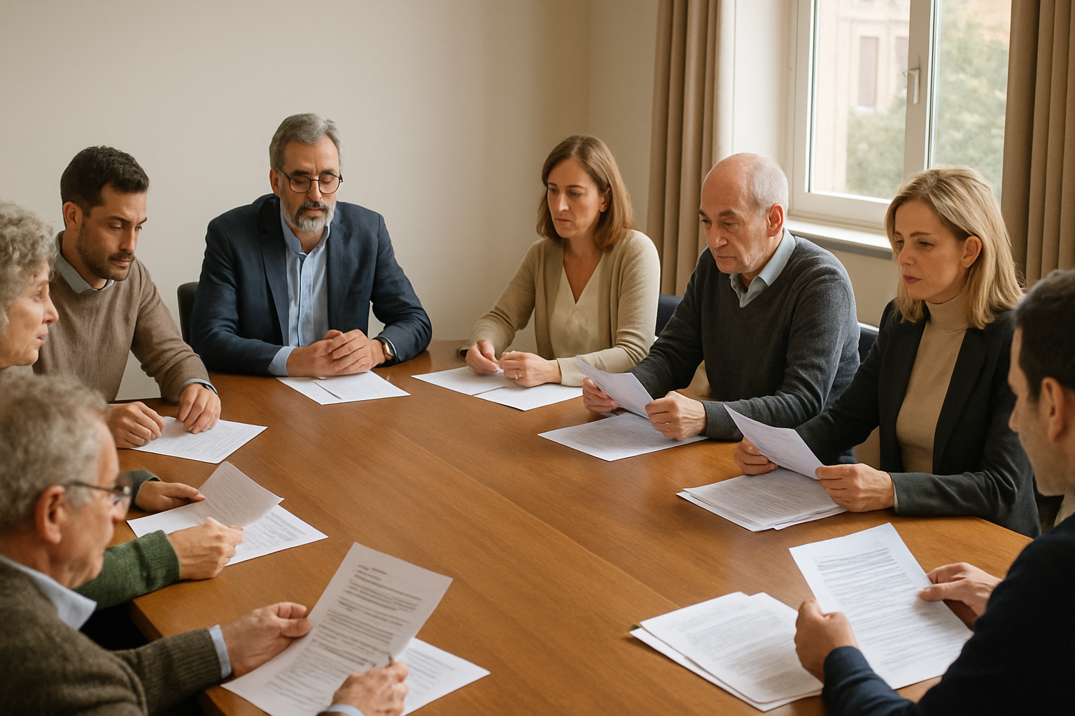 Assemblea condominiale che delibera lavori straordinari di manutenzione